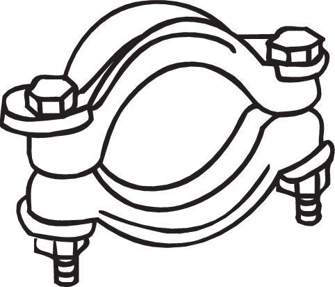 Bosal Uitlaatklem 254-412