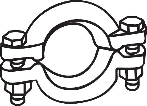 Bosal Uitlaatklem 254-039