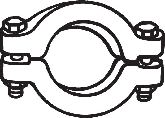 Bosal Uitlaatklem 254-270