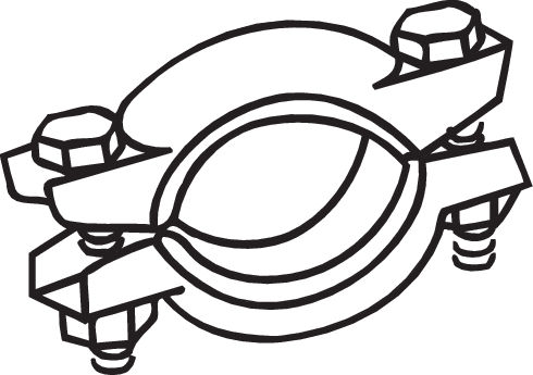 Bosal Uitlaatklem 254-787