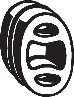 Bosal Ophangrubber 255-041