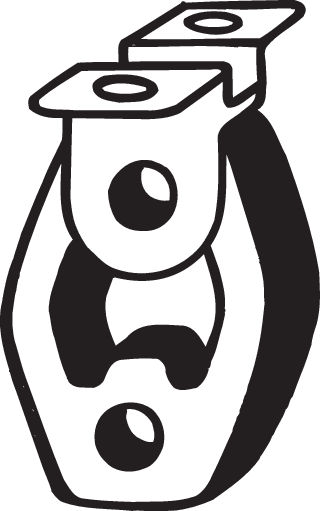 Bosal Ophangrubber 255-046