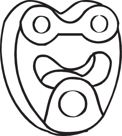 Bosal Ophangrubber 255-304