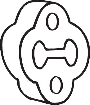 Bosal Ophangrubber 255-170