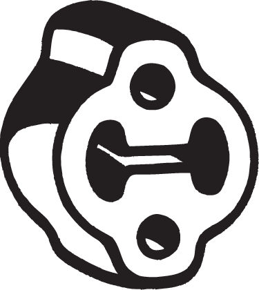 Bosal Ophangrubber 255-624