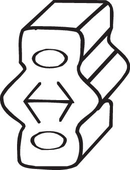 Bosal Ophangrubber 255-809