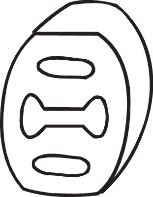 Bosal Ophangrubber 255-022