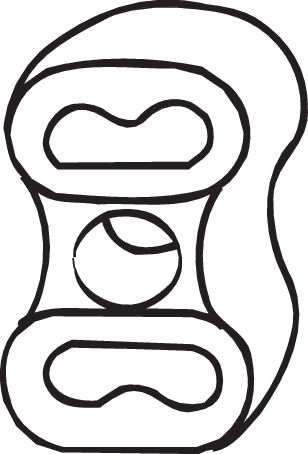 Bosal Ophangrubber 255-949