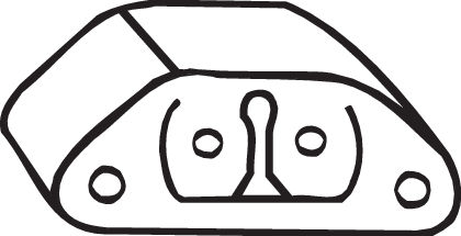 Bosal Ophangrubber 255-973