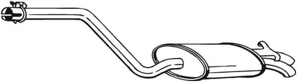 Bosal Achterdemper 282-333