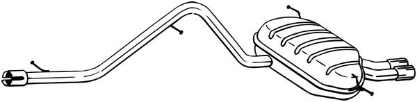 Bosal Achterdemper 285-453