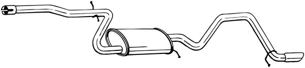 Bosal Achterdemper 288-183