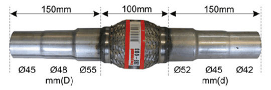 Bosal Flexibele slang, uitlaatsysteem 265-003
