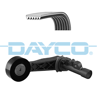 Dayco Poly V-riemen kit KPV284