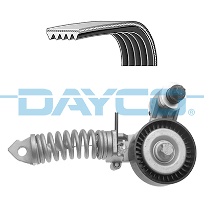 Dayco Poly V-riemen kit KPV344