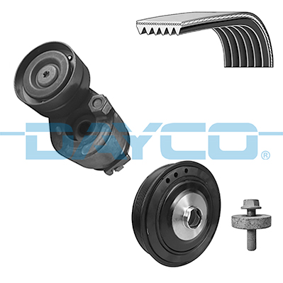 Dayco Poly V-riemen kit KPV432