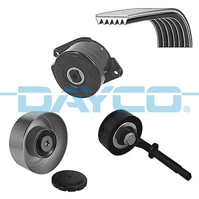 Dayco Poly V-riemen kit KPV540