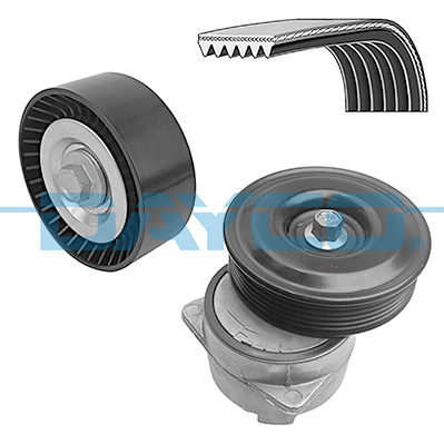 Dayco Poly V-riemen kit KPV624