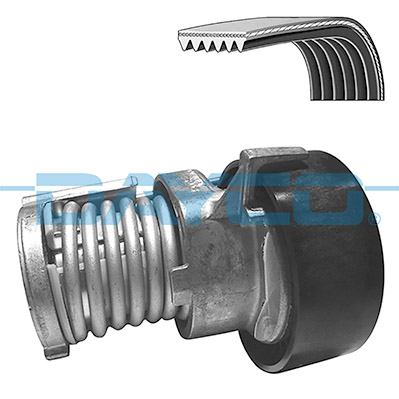 Dayco Poly V-riemen kit KPV635