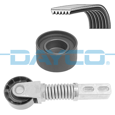 Dayco Poly V-riemen kit KPV695