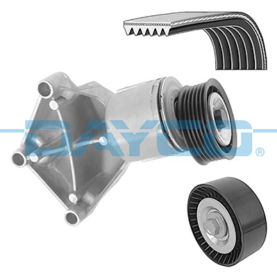 Dayco Poly V-riemen kit KPV707