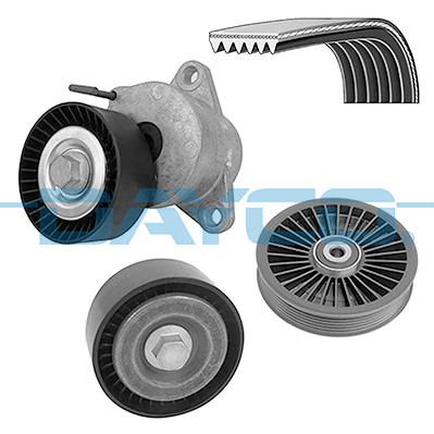 Dayco Poly V-riemen kit KPV734