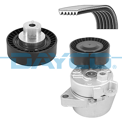 Dayco Poly V-riemen kit KPV785