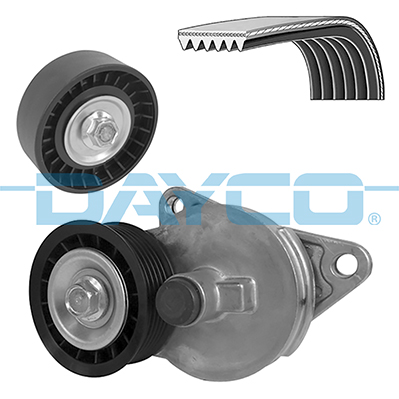 Dayco Poly V-riemen kit KPV820