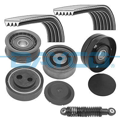 Dayco Poly V-riemen kit KPV866