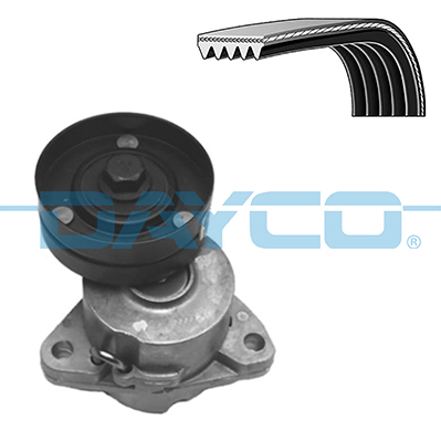 Dayco Poly V-riemen kit KPV870