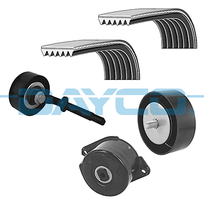 Dayco Poly V-riemen kit KPV895