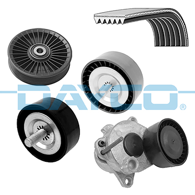 Dayco Poly V-riemen kit KPV966