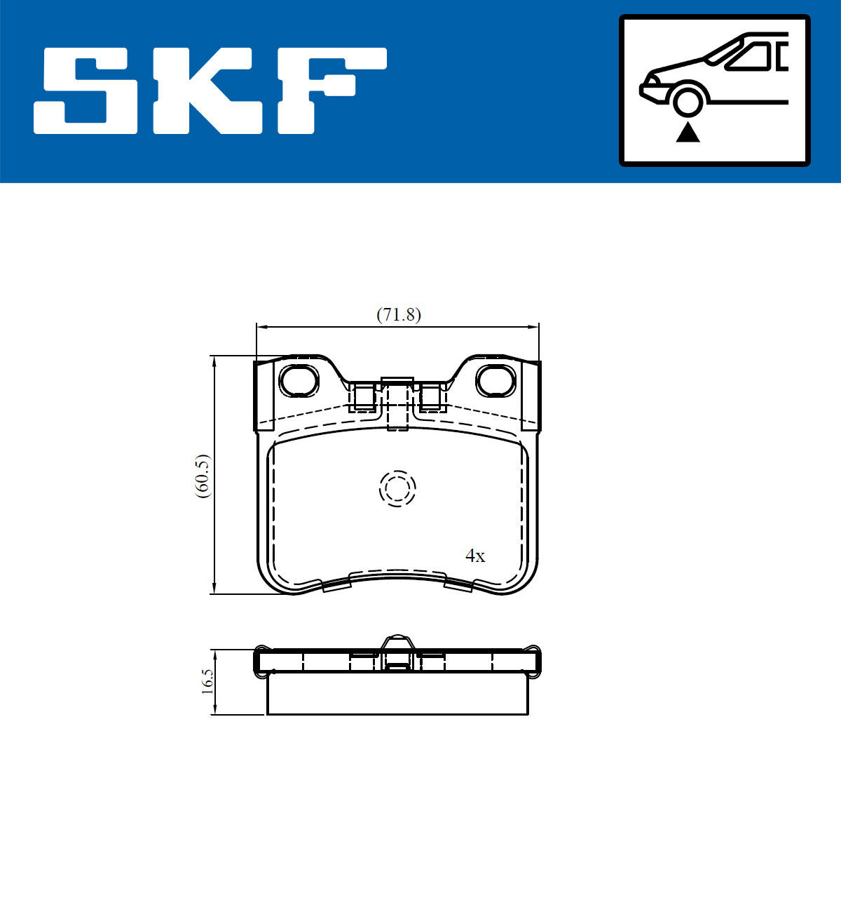 SKF Remblokset VKBP 81013