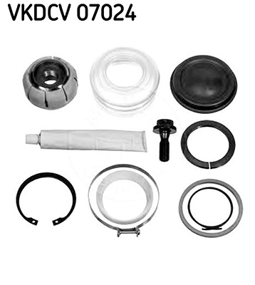 SKF Veerpootlager & rubber VKDCV 07024