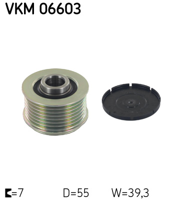 SKF Vrijloop koppeling dynamo VKM 06603