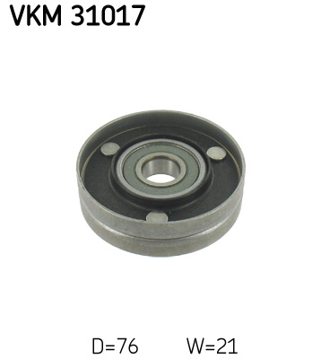 SKF Geleiderol (poly) V-riem VKM 31017