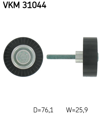 SKF Geleiderol (poly) V-riem VKM 31044