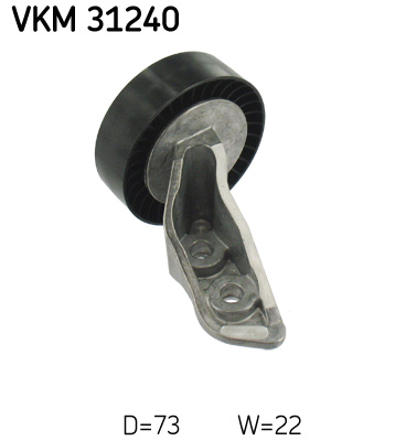 SKF Geleiderol (poly) V-riem VKM 31240