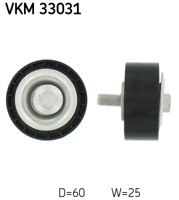 SKF Geleiderol (poly) V-riem VKM 33031