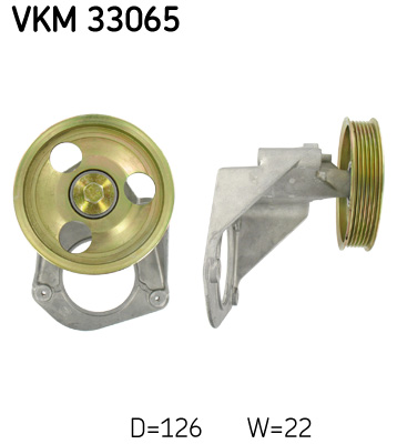 SKF Geleiderol (poly) V-riem VKM 33065