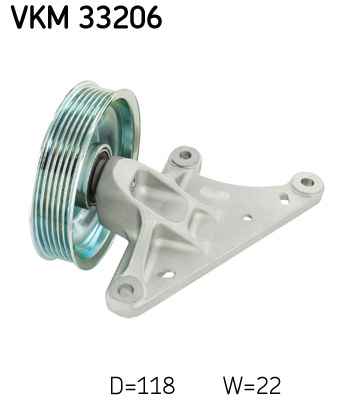 SKF Geleiderol (poly) V-riem VKM 33206