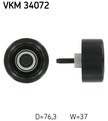 SKF Geleiderol (poly) V-riem VKM 34072