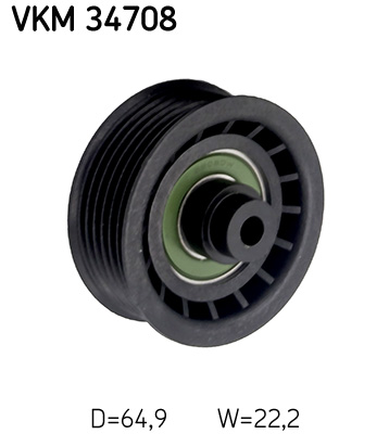 SKF Geleiderol (poly) V-riem VKM 34708