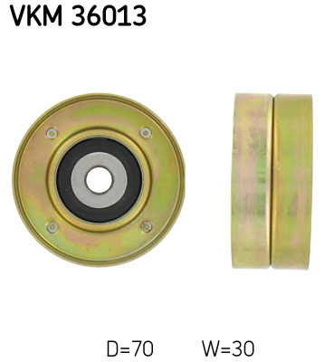 SKF Geleiderol (poly) V-riem VKM 36013