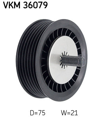 SKF Geleiderol (poly) V-riem VKM 36079