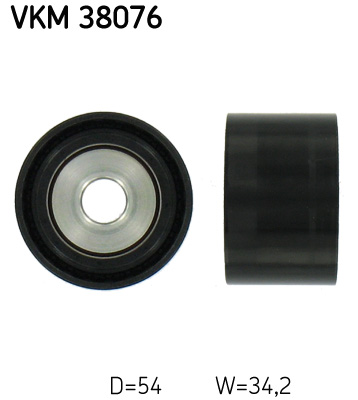 SKF Geleiderol (poly) V-riem VKM 38076