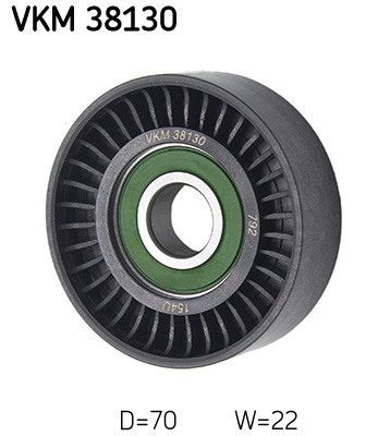 SKF Geleiderol (poly) V-riem VKM 38130