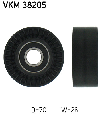 SKF Geleiderol (poly) V-riem VKM 38205