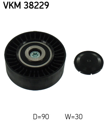 SKF Geleiderol (poly) V-riem VKM 38229