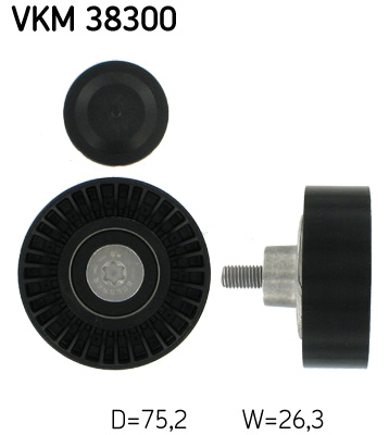 SKF Geleiderol (poly) V-riem VKM 38300